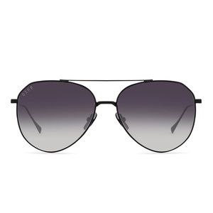 DIFF Eyewear black aviator sunglasses